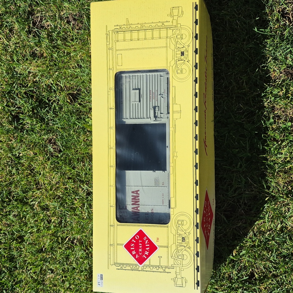 Erie Lackawanna 1:29 Gauge Aristo-Craft Steel Box Car Train